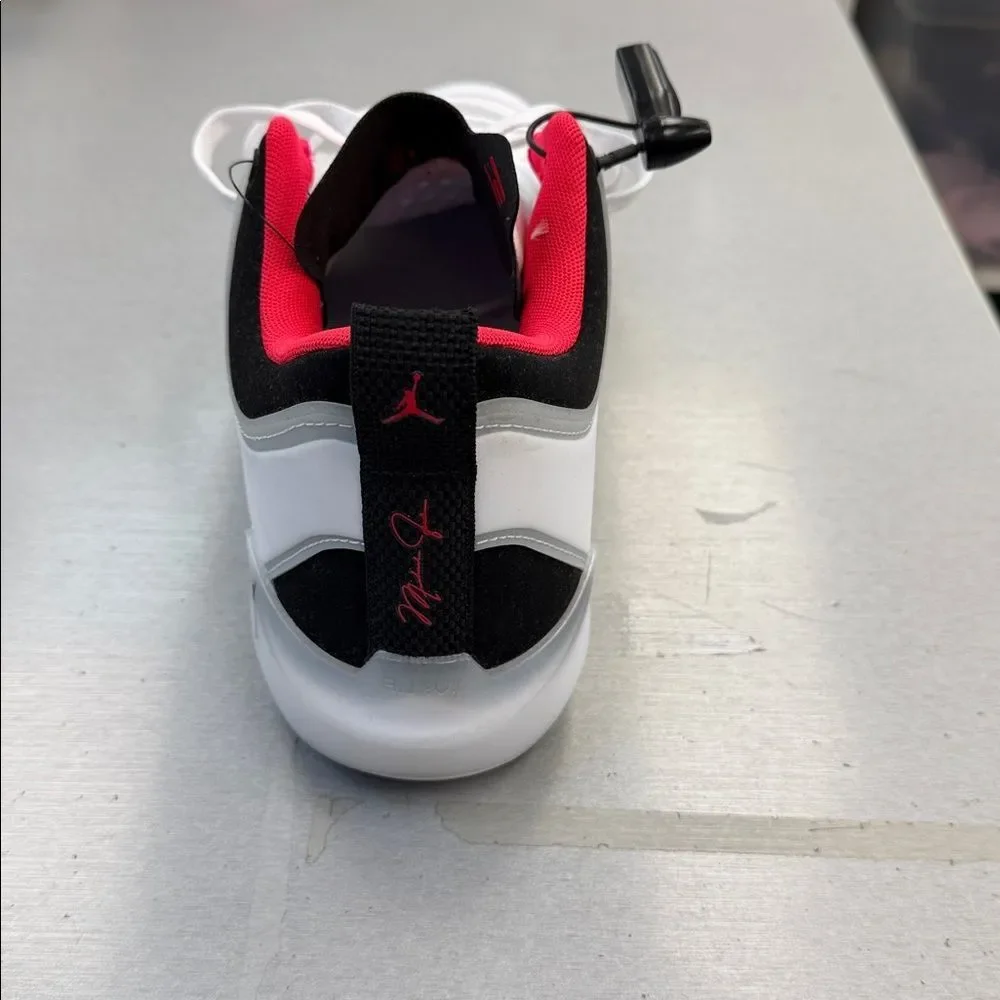 Air Jordan White and Black Sneaker